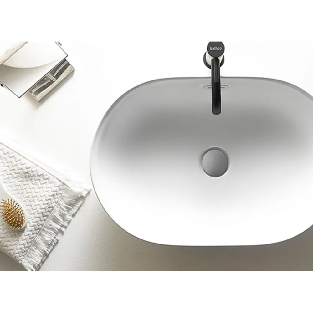 Malja-allas Livorno, 540x360mm, valkoinen*Bathco