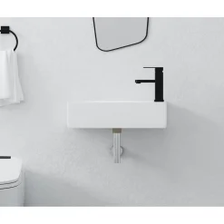 Malja-allas Krut 500x250 mm valkoinen*Bathlife Clearance