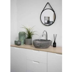 Discount Malja-allas Donau, 350x400x150mm, jokikivi, harmaa Malja-Altaat