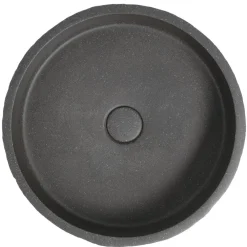 Malja-allas Ispir, 40cm, pohjaventtiili, graniittimusta*Interia Best
