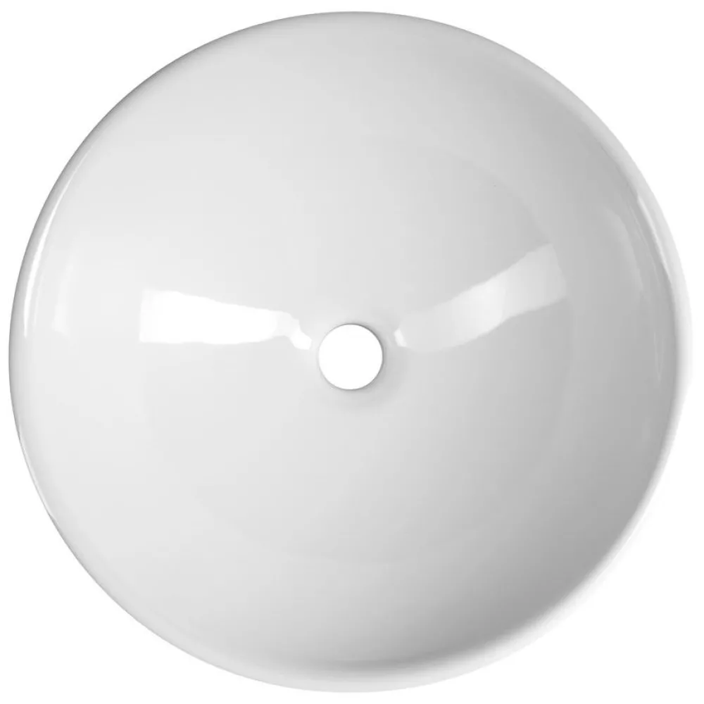 New Malja-allas 40155, ø400 mm, valkoinen Pesualtaat Tason Päälle|Malja-Altaat