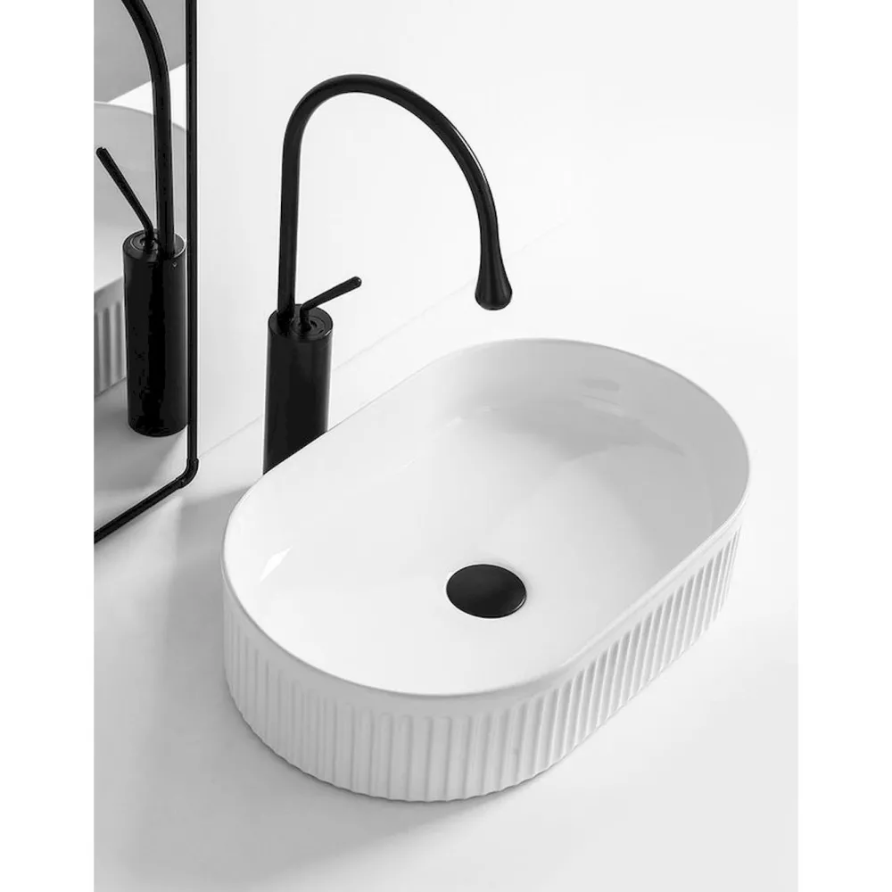 Discount Malja-allas Picobello 490x310 mm, valkoinen Pesualtaat Tason Päälle|Malja-Altaat