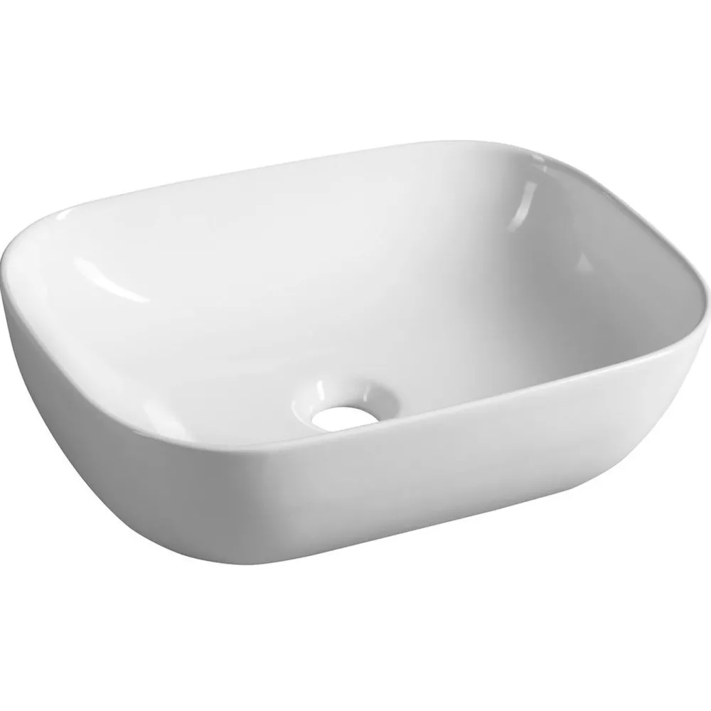 New Malja-allas 46341, 460x340 mm, valkoinen Pesualtaat Tason Päälle|Malja-Altaat