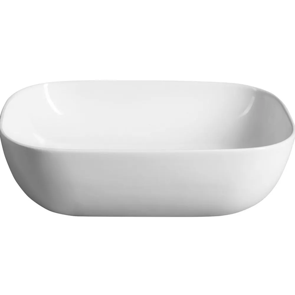 New Malja-allas 46341, 460x340 mm, valkoinen Pesualtaat Tason Päälle|Malja-Altaat