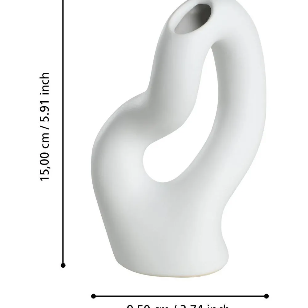 Maljakko Ambilobe, 15cm, valkoinen*Eglo Living Hot