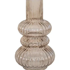 Discount Maljakko Vase, ø15x25cm, suupuhallettu lasi, savu Maljakot