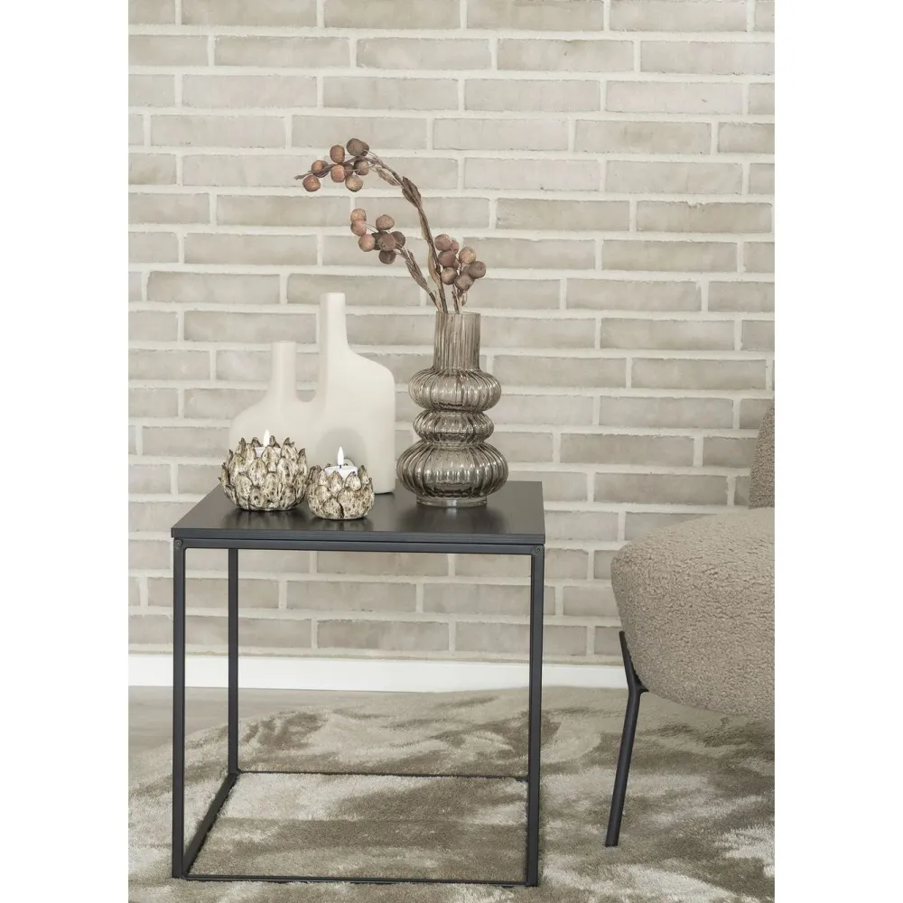 Discount Maljakko Vase, ø15x25cm, suupuhallettu lasi, savu Maljakot