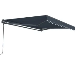 Outlet Markiisi , 2,95x2,5 m, tummanharmaa Markiisit
