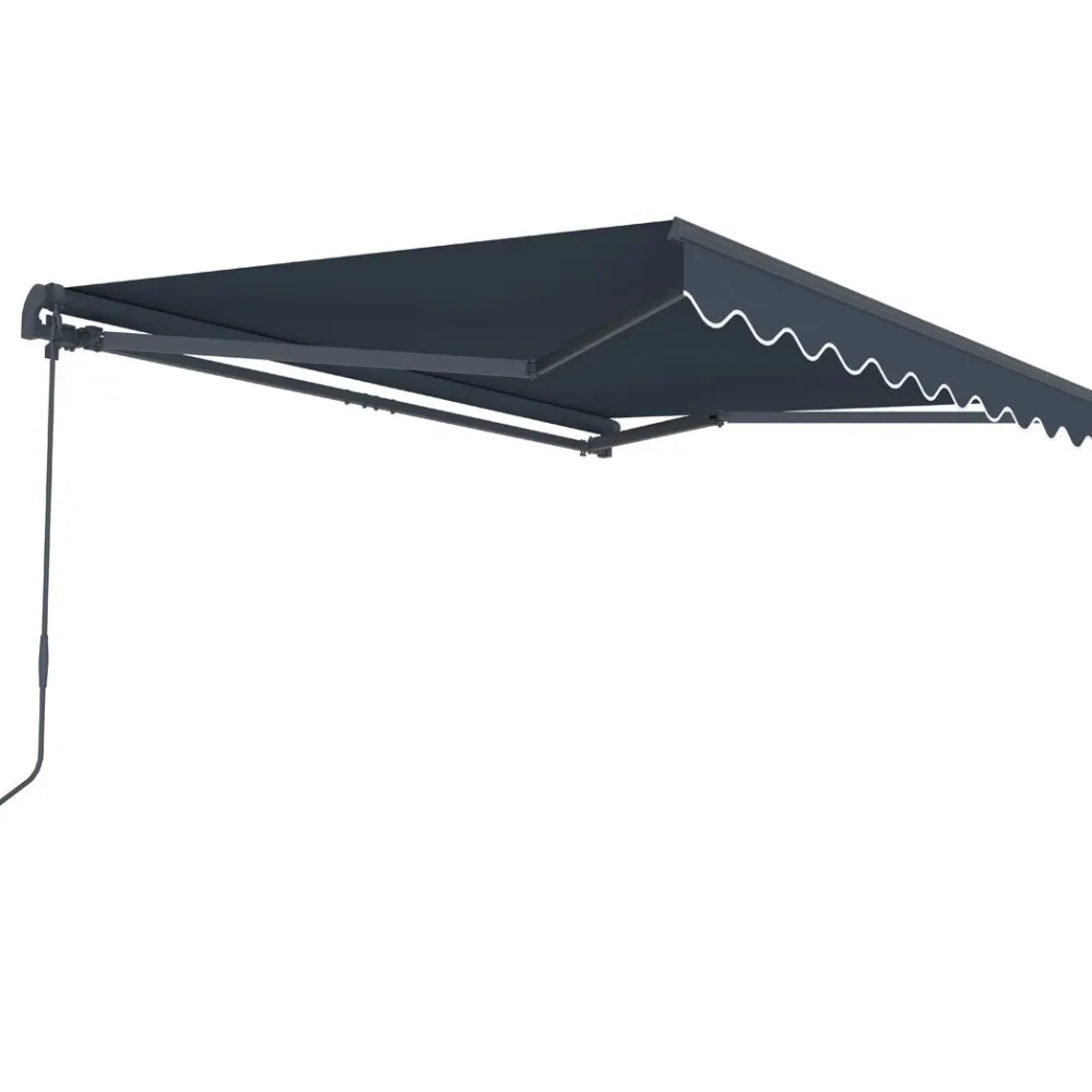 Outlet Markiisi , 2,95x2,5 m, tummanharmaa Markiisit