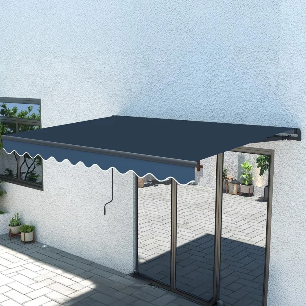 Outlet Markiisi , 2,95x2,5 m, tummanharmaa Markiisit