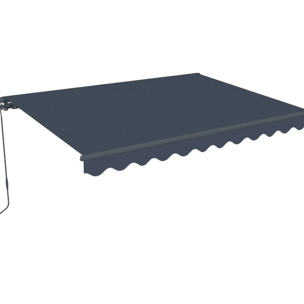 Outlet Markiisi , 2,95x2,5 m, tummanharmaa Markiisit
