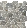 Marmorimosaiikki Mosaic Light Grey Interlock, verkolla, vapaa mitta*Qualitystone Discount