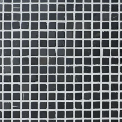 Marmorimosaiikki Square Gray, verkolla, 20 x 20 mm*Qualitystone
