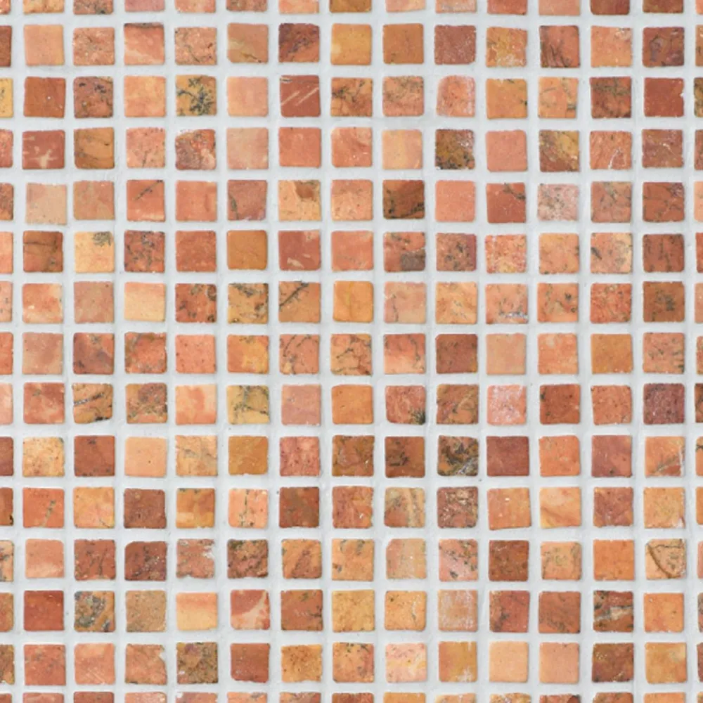 Marmorimosaiikki Square Terra, verkolla, 20 x 20 mm*Qualitystone Best
