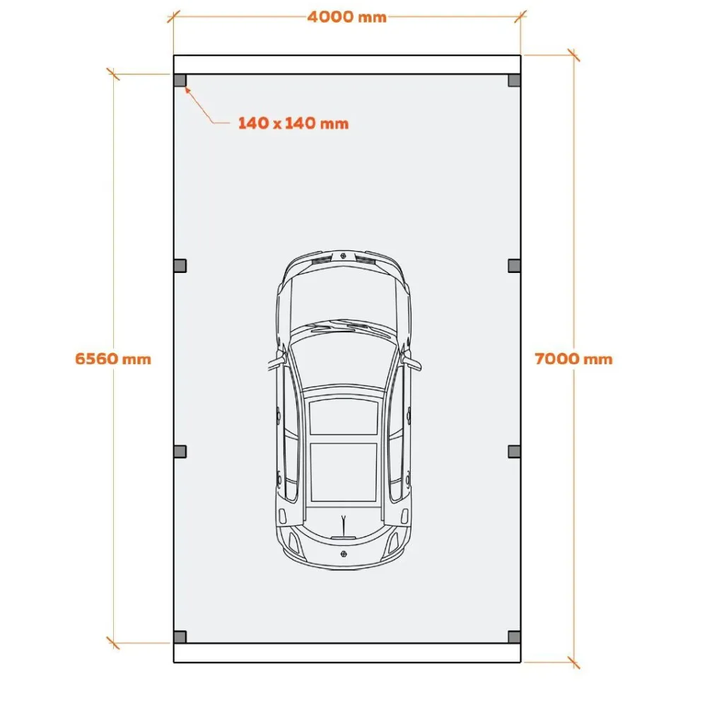 Matkailuautokatos Ralf 28m2*Holzbrüder New