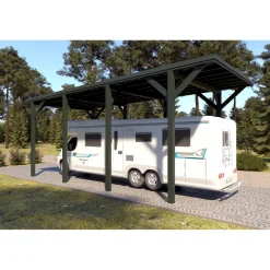 Outlet Matkailuautokatos Ralf 32m2 Autokatokset|Autotallit Yhdelle Autolle