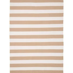 Online Matto Pina, 140x200cm, sisä- ja ulkokäyttöön, beige/luonnonvalkoinen Terassimatot