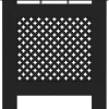 Discount Mdf lämpöpatterin suoja musta 78 cm Patterinsuojat