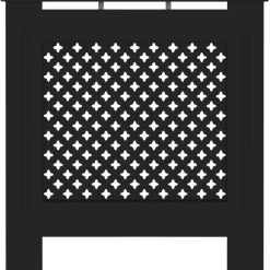 Discount Mdf lämpöpatterin suoja musta 78 cm Patterinsuojat