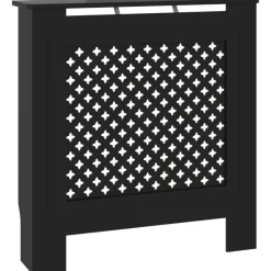 Discount Mdf lämpöpatterin suoja musta 78 cm Patterinsuojat