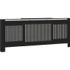 Clearance Mdf lämpöpatterin suoja musta 205cm Patterinsuojat