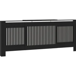 Clearance Mdf lämpöpatterin suoja musta 205cm Patterinsuojat