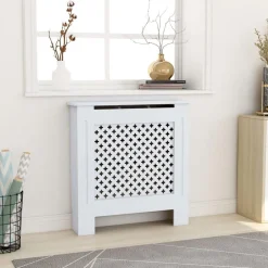 Mdf lämpöpatterin suoja valkoinen 78 cm*FinePRICE Outlet