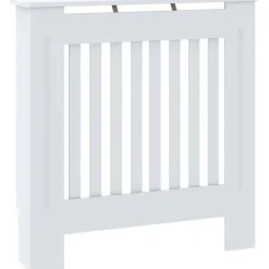 Clearance Mdf lämpöpatterin suoja valkoinen 78cm Patterinsuojat