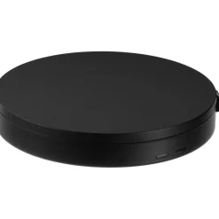 Hot Meikki/matkapeili Outline Ø120 mm akkukäyttöisellä valolla 7-kertainen suurennus mattamusta Kylpyhuonetarvikkeet