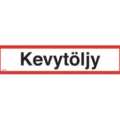 Online Merkintäkilpi "Kevytöljy", 40x10cm Kyltit Ja Varoitustarrat