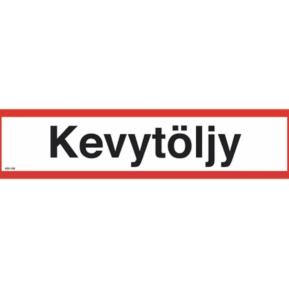 Online Merkintäkilpi "Kevytöljy", 40x10cm Kyltit Ja Varoitustarrat