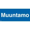 Merkintäkilpi "Muuntamo", 30x12cm*Suomen Turvakauppa Outlet