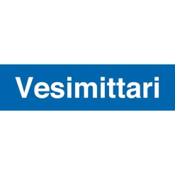 Merkintäkilpi "Vesimittari", 20x5cm*Suomen Turvakauppa Discount