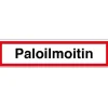 Merkintätarra "Paloilmoitin", 40x10cm*Suomen Turvakauppa Online