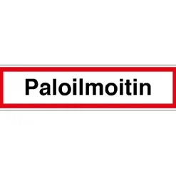 Merkintätarra "Paloilmoitin", 40x10cm*Suomen Turvakauppa Online