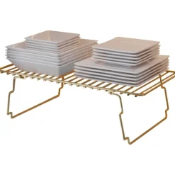 Metallinen pöytähylly Dolap Ici Organizer, 15x19x42cm, kulta*Linento Furniture New