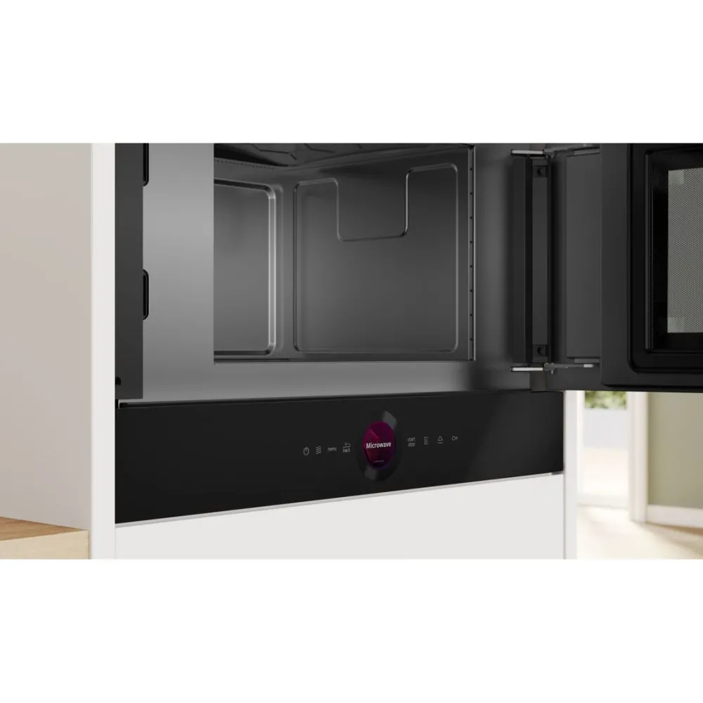 Mikroaaltouuni Serie 8 BFR7221B1 60cm musta integroitava*Bosch Clearance