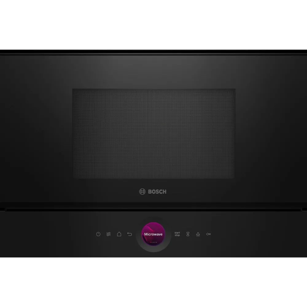 Mikroaaltouuni Serie 8 BFR7221B1 60cm musta integroitava*Bosch Clearance