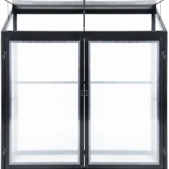 Minikasvihuone Havsvik, 130x55x140cm, musta*Lykke New