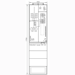 Online Mittauskeskus Collie 3806P63 1T+PRJAL 50A IP34 Mittauskeskukset
