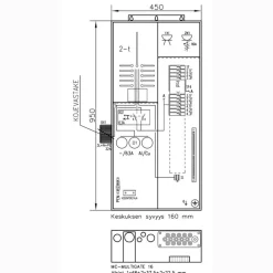 Mittauskeskus varavoima Collie 3806P63 2T+PRG 50A IP34*UTU Sale