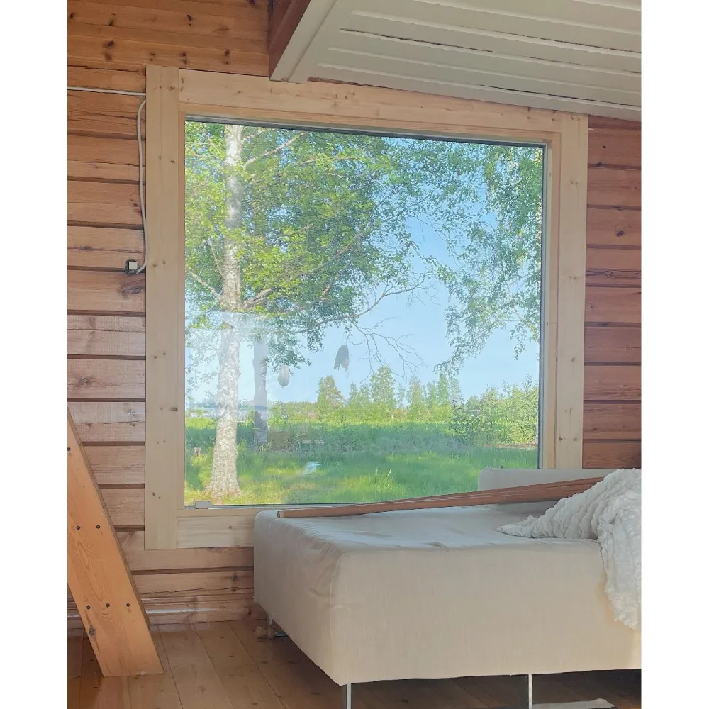 Mökki-ikkuna Kaski MSA, 2-lasinen, A-malli, karmi 96 mm*Kaskipuu Discount