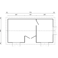 Sale Mökki Anna 26,8+1,9 m² Kesämökit