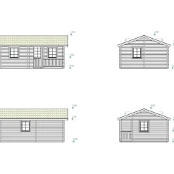 Sale Mökki Sandra 21,5+3,7 m² Kesämökit