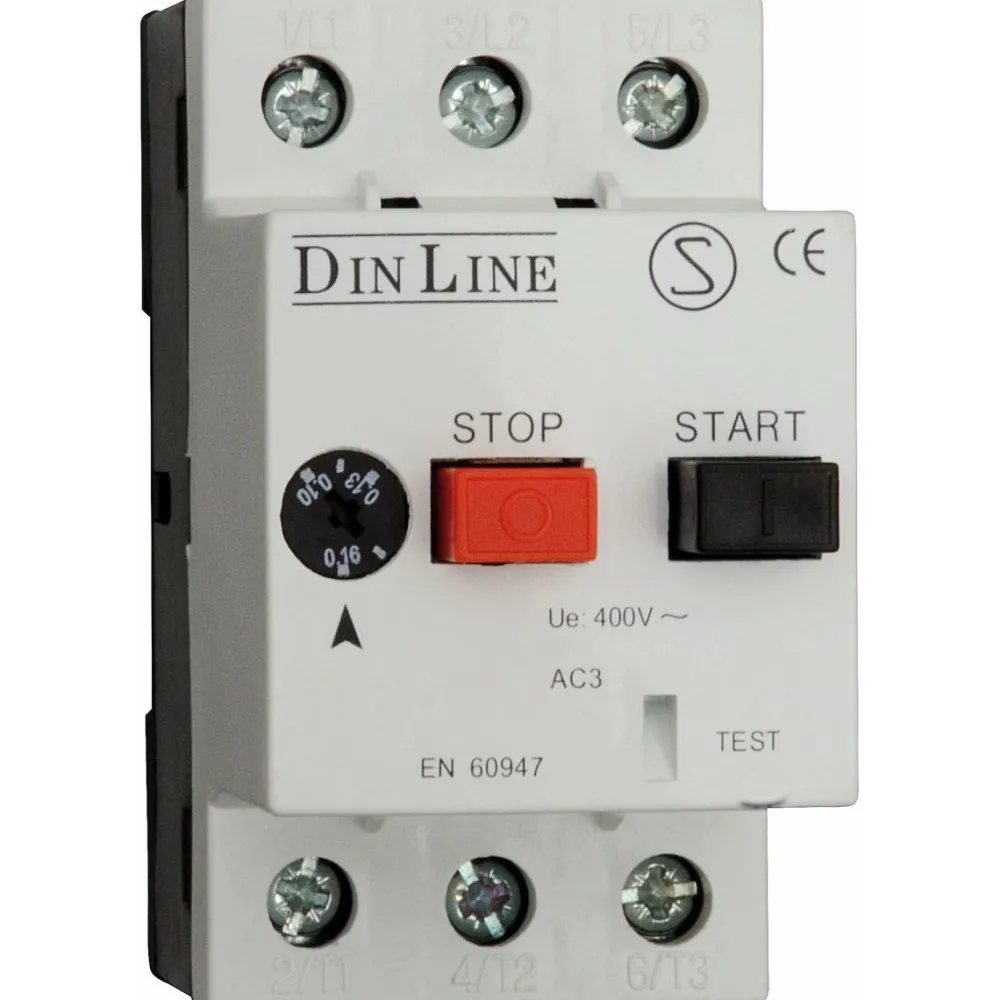 Moottorinsuojakytkimet DINline, 1,60-2,50A TM*Malmbergs New