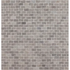 Mosaiikkilaatta Brick Mini Light Grey, 20x40mm*Qualitystone Online