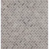 Mosaiikkilaatta Herringbone Light Grey Mini, 20x40mm*Qualitystone Sale
