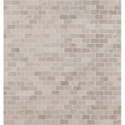 Mosaiikkilaatta Brick Mini White, 20x40mm*Qualitystone
