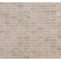 Mosaiikkilaatta Shevron Mini White, 25x60mm*Qualitystone Hot