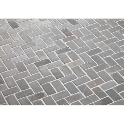Mosaiikkilaatta Herringbone Grey Mini, 20x40mm*Qualitystone Outlet
